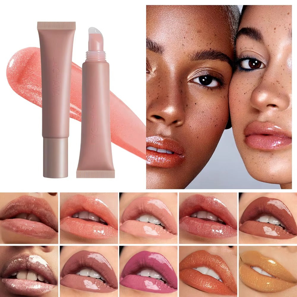 Full-Pigment Ultra-Hydration Long Lasting Shimmer Lip Glaze Smoothly Silky Non-Sticky Liquid Lipgloss